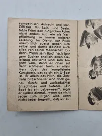 Original tysk mini bog med motiv af en ritterkreuzträger