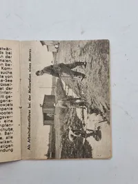 Original tysk mini bog med motiv af en ritterkreuzträger