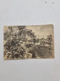 Original tysk mini bog med motiv af en ritterkreuzträger