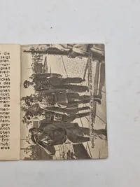 Original tysk mini bog med motiv af en ritterkreuzträger