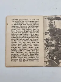 Original tysk mini bog med motiv af en ritterkreuzträger
