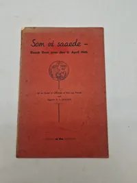 Som vi saaede - Dansk dom over den 9 April 1940