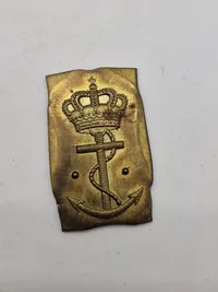Samling regimentsmærker mm