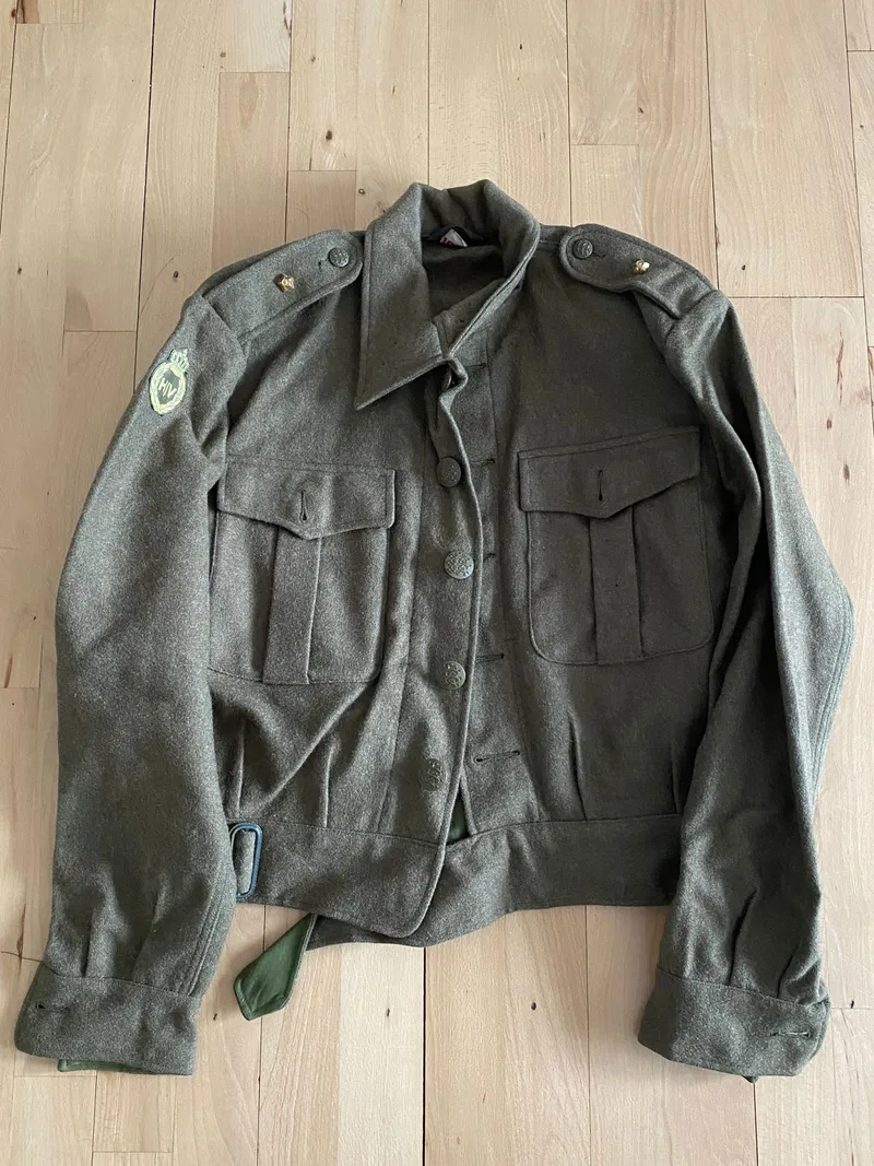 Originalt dansk M/1944 battledress