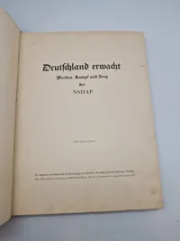 Originalt eks af Deutschland Erwacht