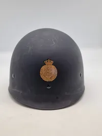 Original hjelm og inderhjelm - dansk politi