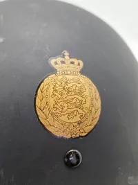Original hjelm og inderhjelm - dansk politi