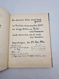 Genoptryk af gæstebogen fra Deutsches Haus - lavet i begrænset oplag