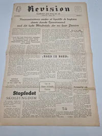 Originale eks af avisen “Revision” som var kendt for at hjælpe tidligere frikorps soldater mm