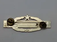 Original WWII U.S. Army Combat Infantry Badge CIB Sterling Silver - 2nd Award