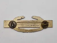 Original WWII U.S. Army Combat Infantry Badge CIB Sterling Silver