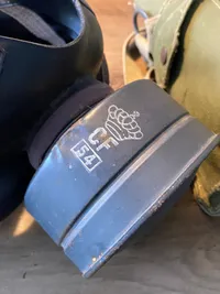 Original engelsk ww2 gasmaske - genanvendt af CF