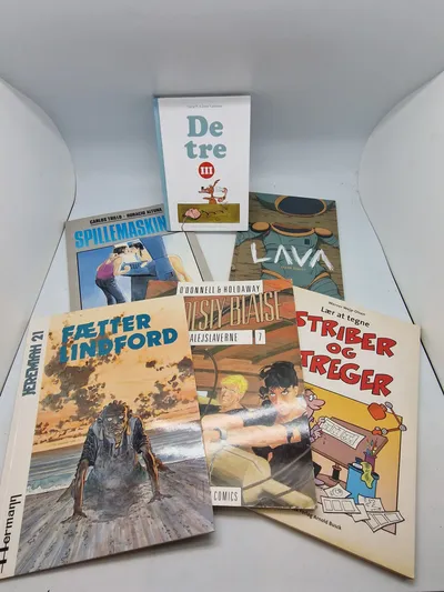 Samling diverse tegneserier mm