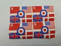 Samling originale mærkater fra majdagene 1945