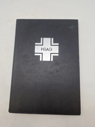 Originalt indbundet blad fra SS veteran forening
