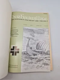 Originalt indbundet blad fra SS veteran forening