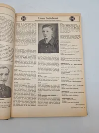 Originalt indbundet blad fra SS veteran forening