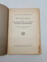 Betænkning
afgiven af
Kommissionen til Undersøgelse og Overvejelse af Hærens og Flaadens fremtidige Ordning
Regering og Rigsdag.