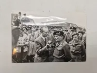 Originalt foto af Bernard Law Montgomery og Gunnar Nu Hansen Maj 1945