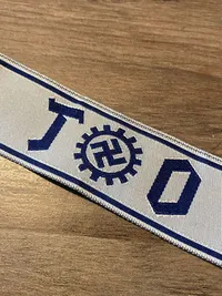 Sjælden originale “Organisation Todt” ærmestribe - ww2. OT stod bl.a. for bunkersbyggerier på vestkysten