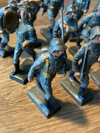 Samling originale tyske Lineol figurer - ww2