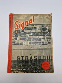 Samling originale tyske signalblade på dansk