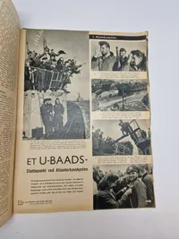 Samling originale tyske signalblade på dansk