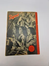 Samling originale tyske signalblade på dansk