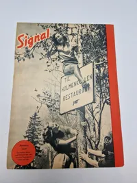 Samling originale tyske signalblade på dansk