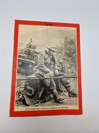 Samling originale tyske signalblade på dansk