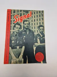 Samling originale tyske signalblade på dansk