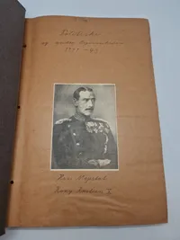 Samling originale avisudklip i scrapbøger ww2