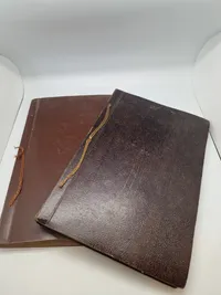 Samling originale avisudklip i scrapbøger ww2