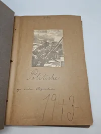 Samling originale avisudklip i scrapbøger ww2