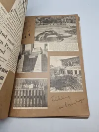 Samling originale avisudklip i scrapbøger ww2