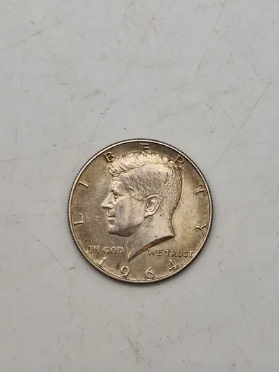 Sølv mønt USA 1/2 dollar 1964 vægt 12,5g