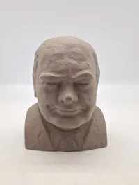 Originalt Churchill sparehoved - lavet af Søholm og solgt igennem “Bikuben”
