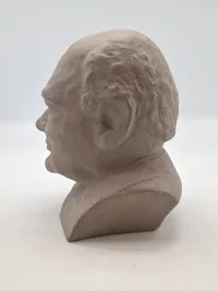Originalt Churchill sparehoved - lavet af Søholm og solgt igennem “Bikuben”