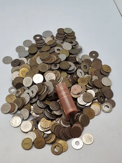 Blandet spillemønter ca. 2,9kg