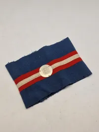 Originalt armbind fra den danske modstandsbevægelse