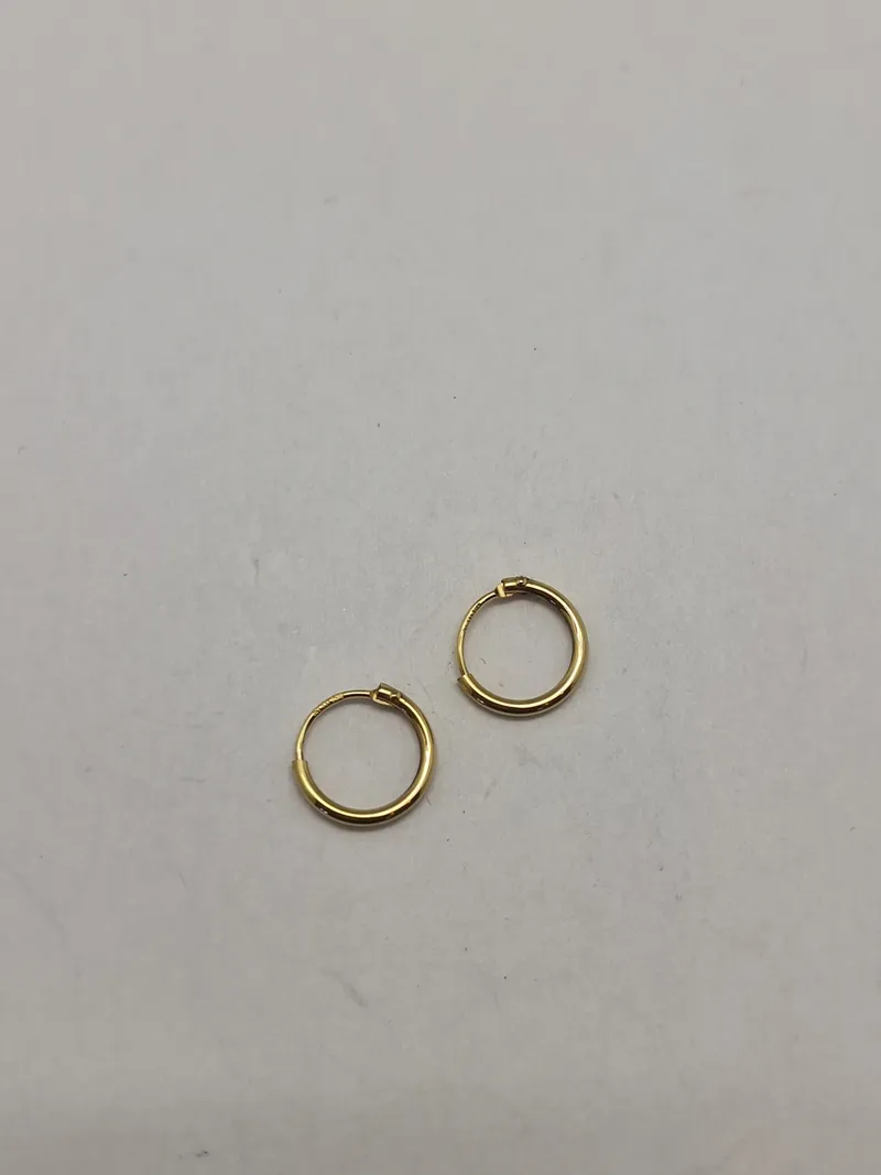 Creoler øreringe i 8 karat guld ( stempel 333 )