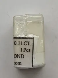 Smuk ægte champagne diamant 0.11 Carat
