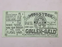 2 stk. originale gøglergæld fra arrangement på Christiania