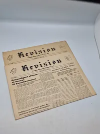 Originale eks af bladet “Revision” som var kendt for at hjælpe tidligere frikorps folk mm.