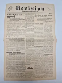 Originale eks af bladet “Revision” som var kendt for at hjælpe tidligere frikorps folk mm.