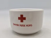 Dansk Røde Kors kop og underkop - Royal Copenhagen