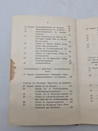 Militær undervisnings bog fra flyveskolen
