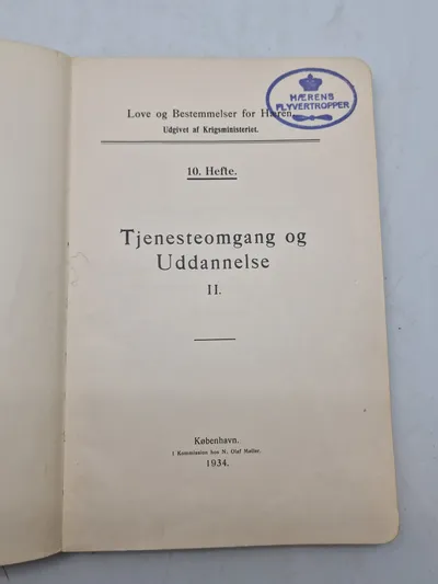Tjenesteomgang og uddannelse