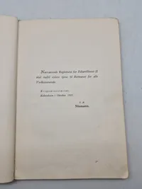 Reglement for feltartilleriet
