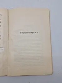 Originalt hæfte - Love og bestemmelser for hæren